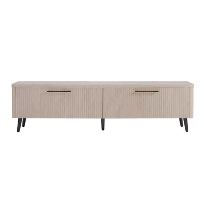 ReForm Creative Home-Tempo 69" Fluted TV Stand with 2 Drawers - Multiple Color Options