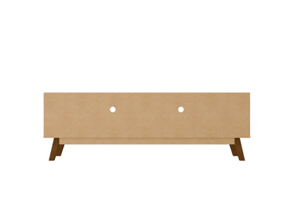 Malmo Modern 70.8" TV Stand with 2 Drawers - Black/Brown