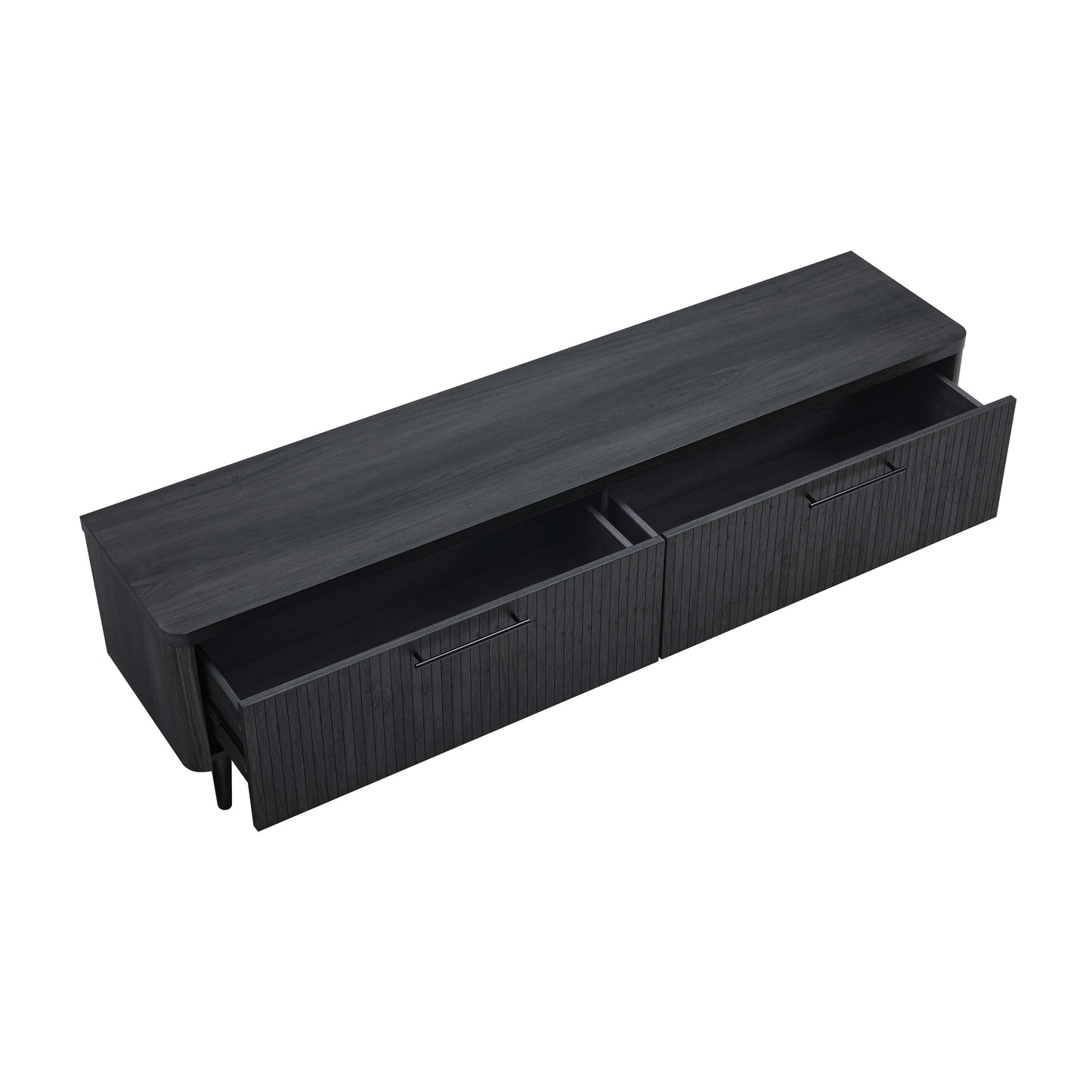 ReForm Creative Home-Tempo 69" Fluted TV Stand with 2 Drawers - Multiple Color Options