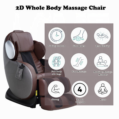 Maalish Power Recliner w/Lift, Heating & Massage - Chocolate