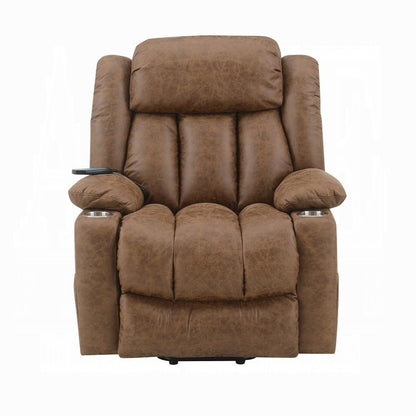 Krabi Power Recliner w/Lift, Heating & Massage - Brown