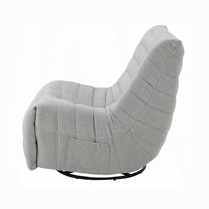 Brasov Swivel Chenille Recliner Accent Chair - Multiple Color Options