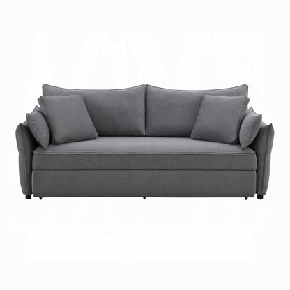 Cais Condo Size Sleeper Sofa w/Storage - Grey
