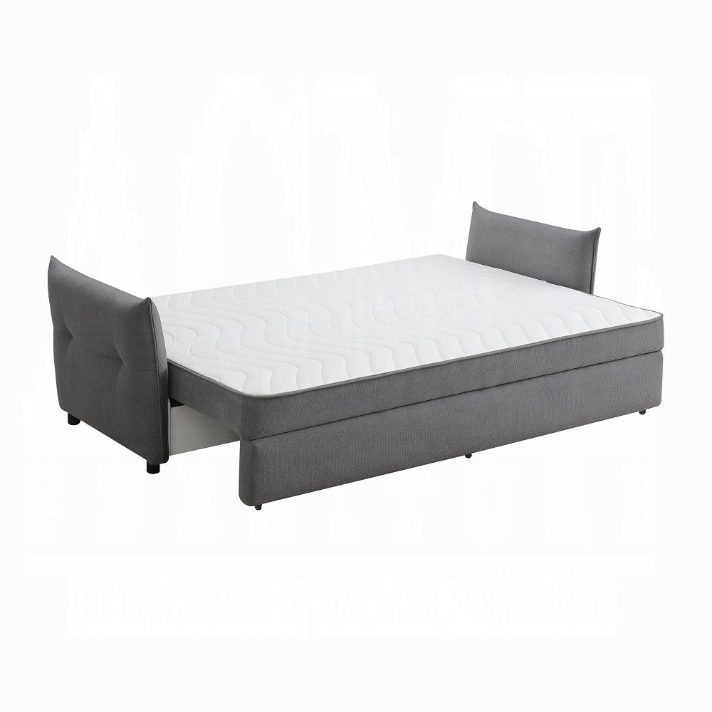 Cais Condo Size Sleeper Sofa w/Storage - Grey