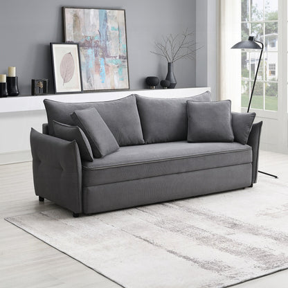 Cais Condo Size Sleeper Sofa w/Storage - Grey