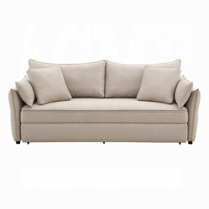 Cais Condo Size Sleeper Sofa w/Storage - Beige