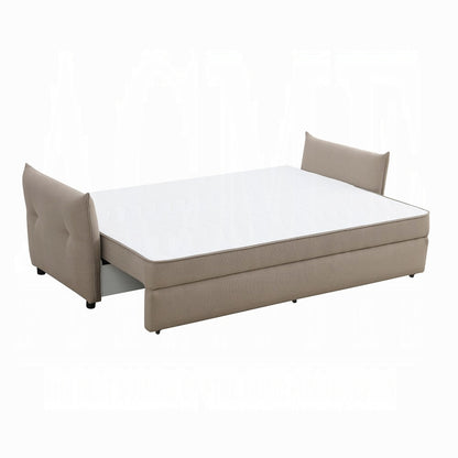 Cais Condo Size Sleeper Sofa w/Storage - Beige