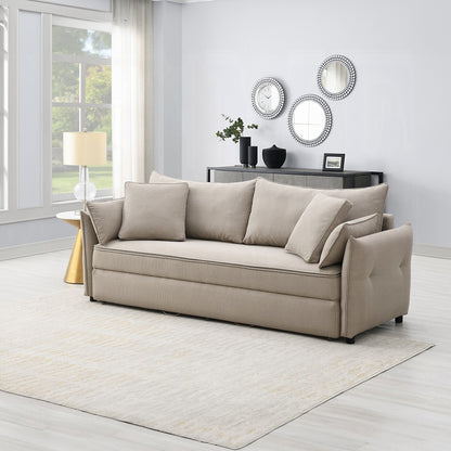 Cais Condo Size Sleeper Sofa w/Storage - Beige