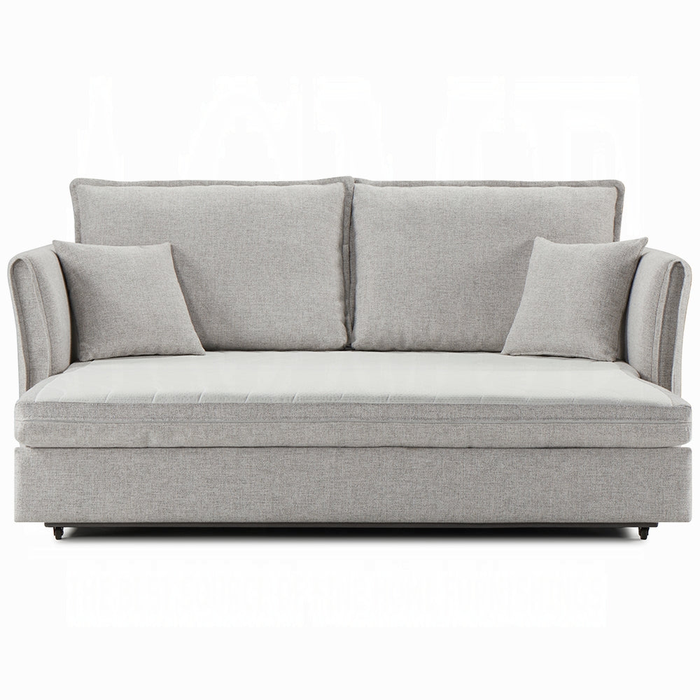 Oran Condo Size Sleeper Sofa w/Storage - Grey