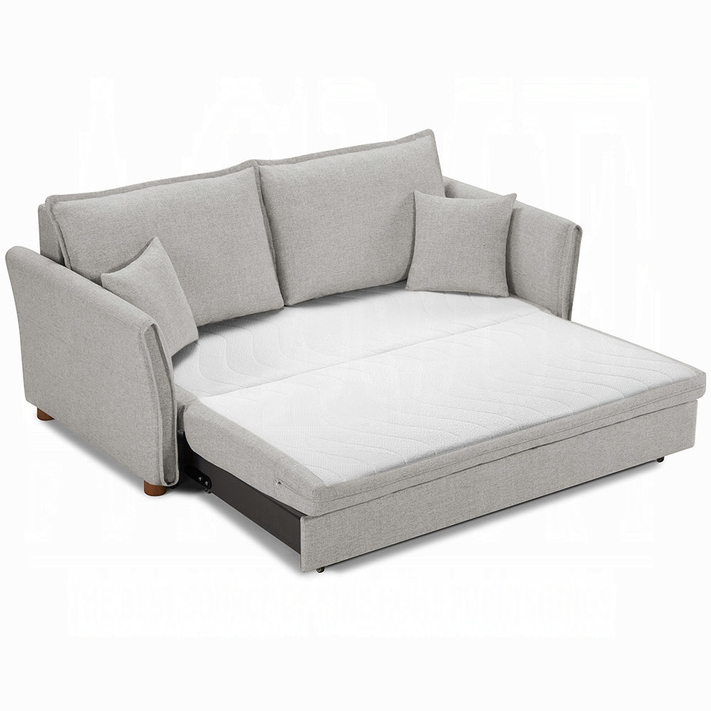 Oran Condo Size Sleeper Sofa w/Storage - Grey