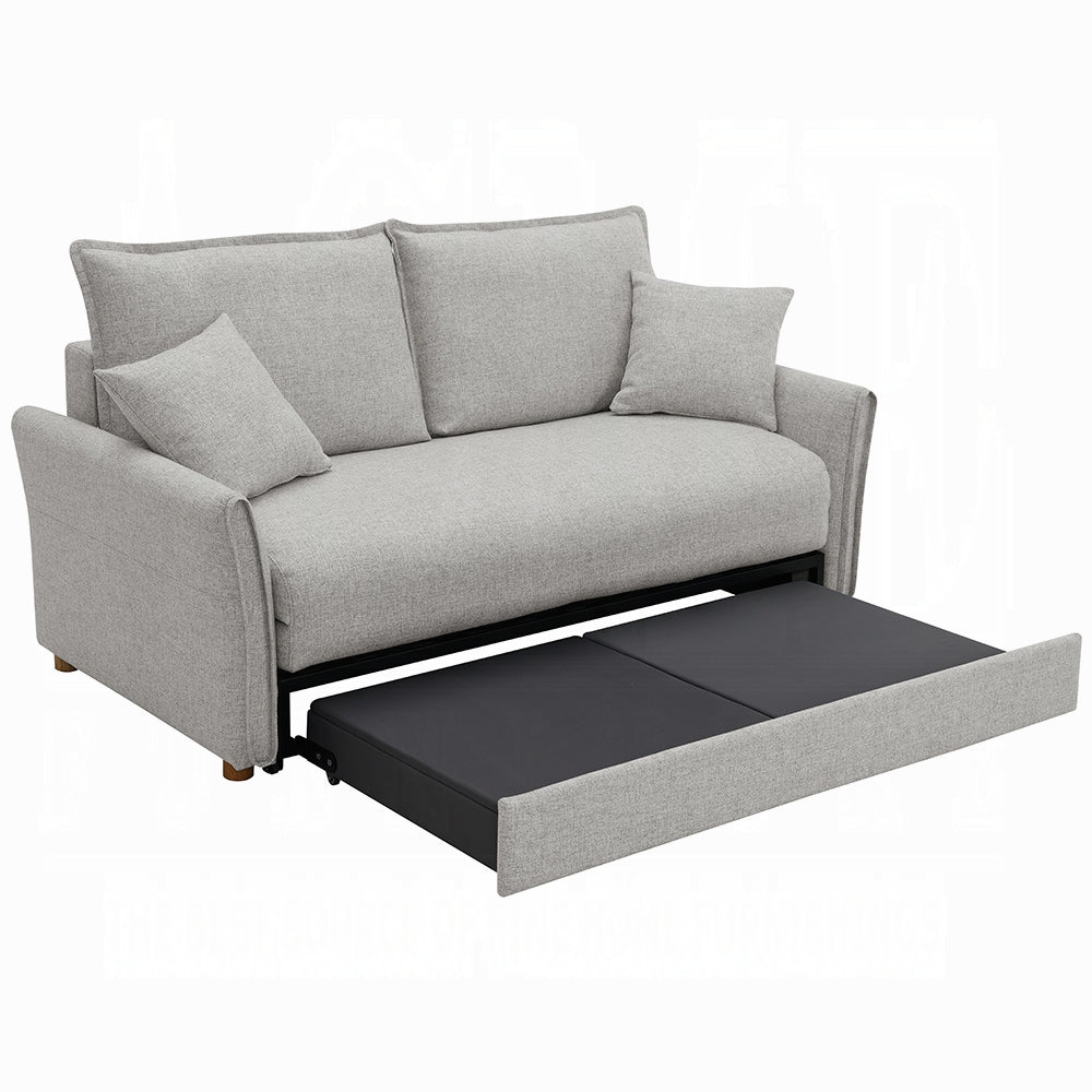 Oran Condo Size Sleeper Sofa w/Storage - Grey
