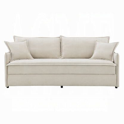 Faro Condo Size Sleeper Sofa w/Storage - Beige