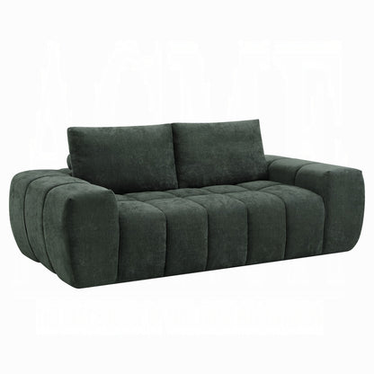 ReForm Creative Home Cushy Condo Size 2 & 3 Seater Plush Sofas - Dark Green-Free Delivery-USA & CANADA