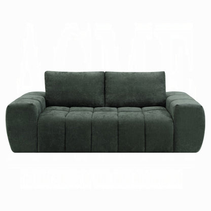 ReForm Creative Home Cushy Condo Size 2 & 3 Seater Plush Sofas - Dark Green-Free Delivery-USA & CANADA