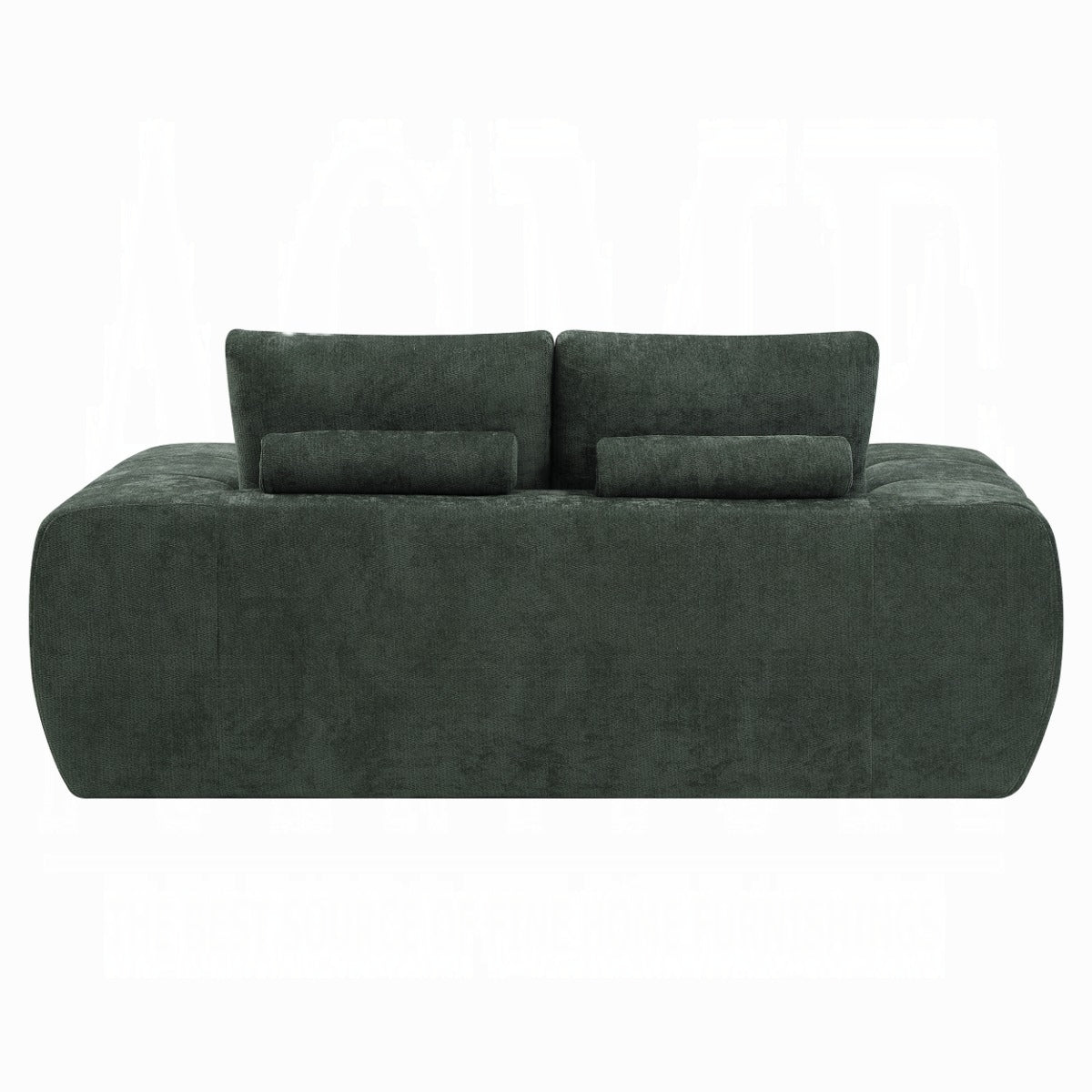 ReForm Creative Home Cushy Condo Size 2 & 3 Seater Plush Sofas - Dark Green-Free Delivery-USA & CANADA