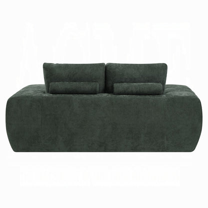 ReForm Creative Home Cushy Condo Size 2 & 3 Seater Plush Sofas - Dark Green-Free Delivery-USA & CANADA